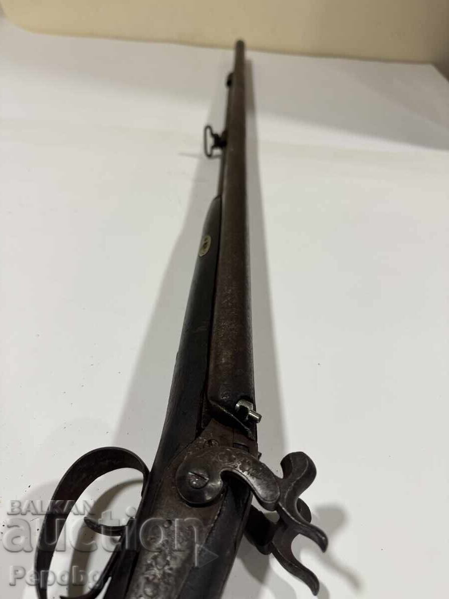 Old double-barreled capsule rifle - 5 Old double-barreled capsule rifle - 5