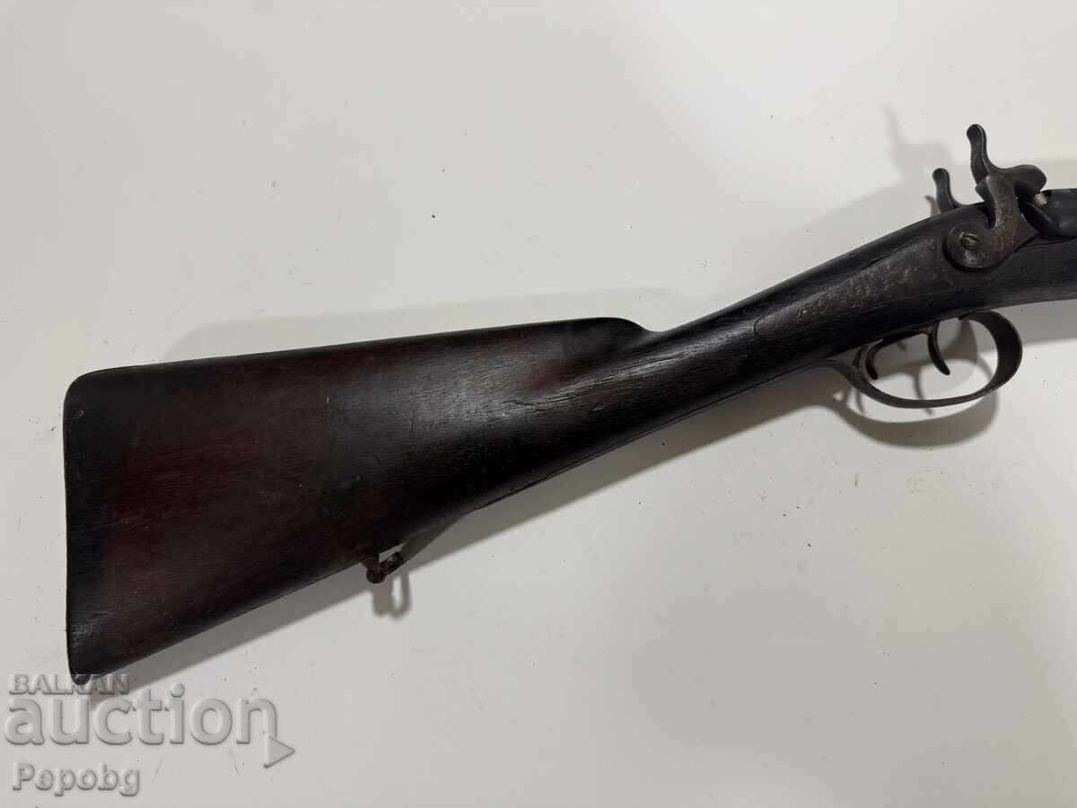 Old double-barreled capsule rifle - 7 Old double-barreled capsule rifle - 7