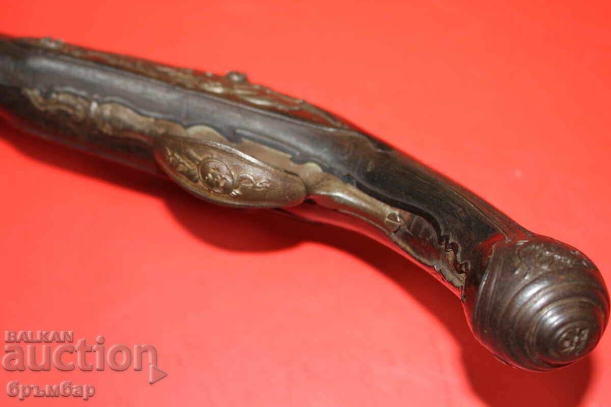 Pistol capsular vechi, pistol cu cremene, capsator - 5