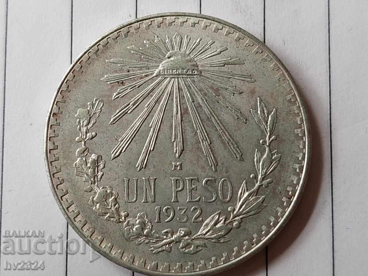 1 Peso 1932, Mexic