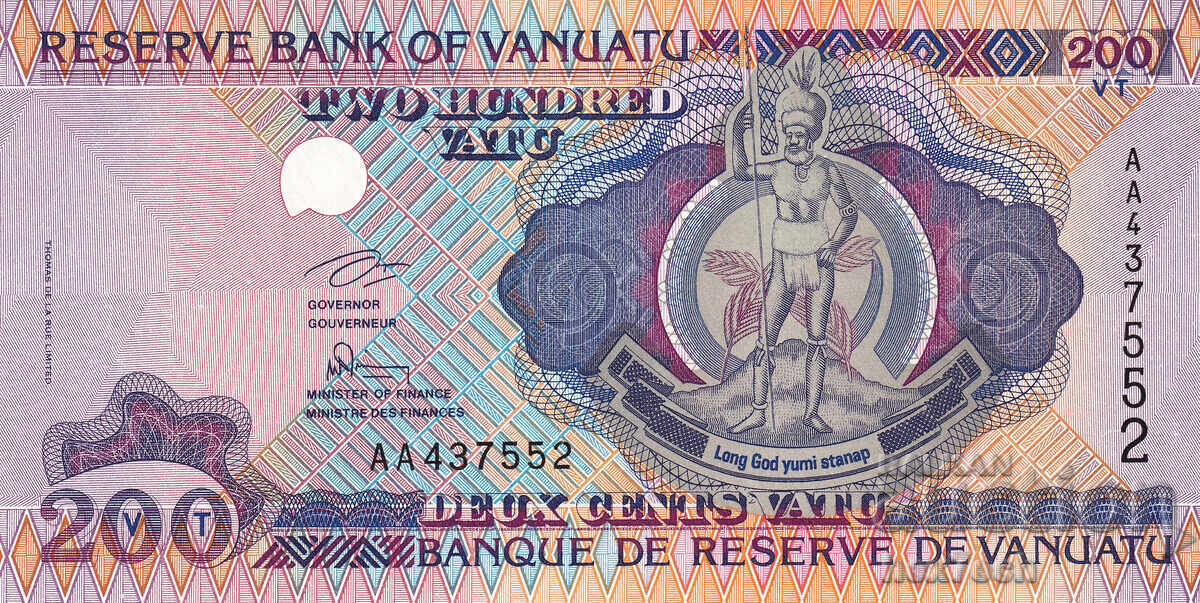 ❤️ ⭐ Vanuatu 1995 200 vatu UNC noua ⭐ ❤️ cu preț € 9.20 | 17.99 BGN