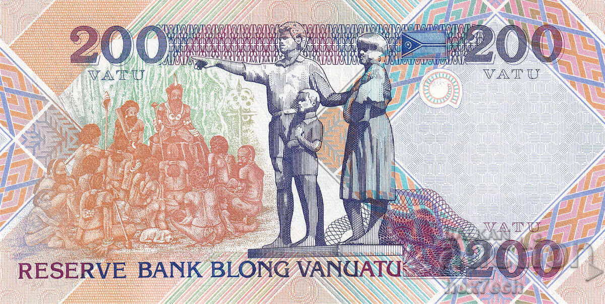 Licitație ❤️ ⭐ Vanuatu 1995 200 vatu UNC noua ⭐ ❤️