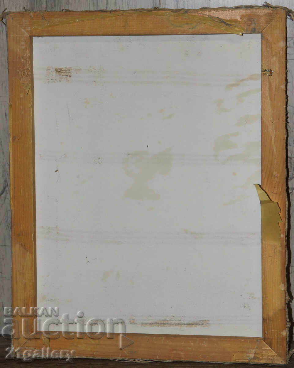 Mаслена картина горски пейзаж водопад - 7