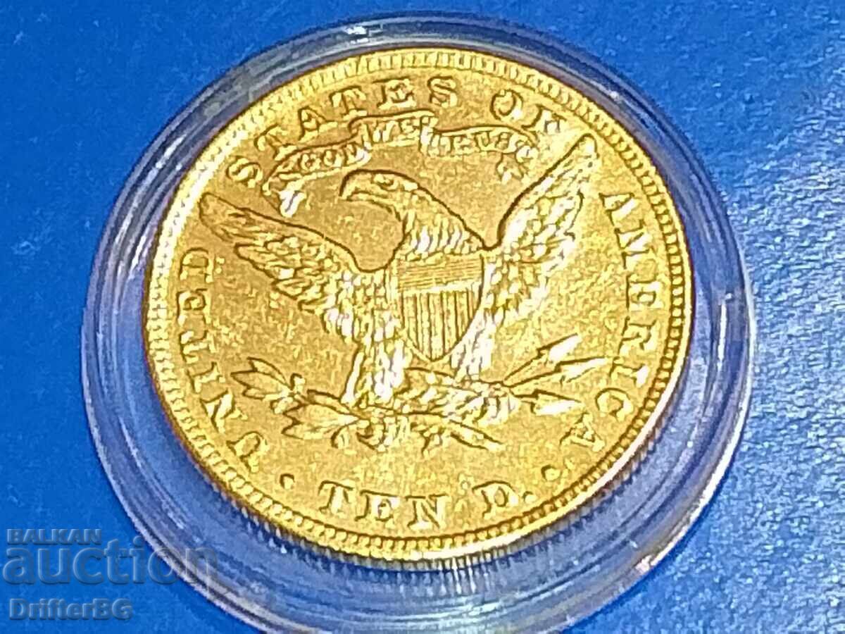 Χρυσό νόμισμα 10 $ ΗΠΑ 1907 - 5