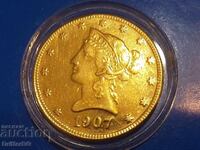 Χρυσό νόμισμα 10 $ ΗΠΑ 1907