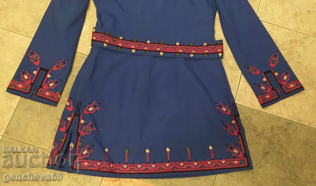 ETNO tunică brodată manual cu cordon - 6