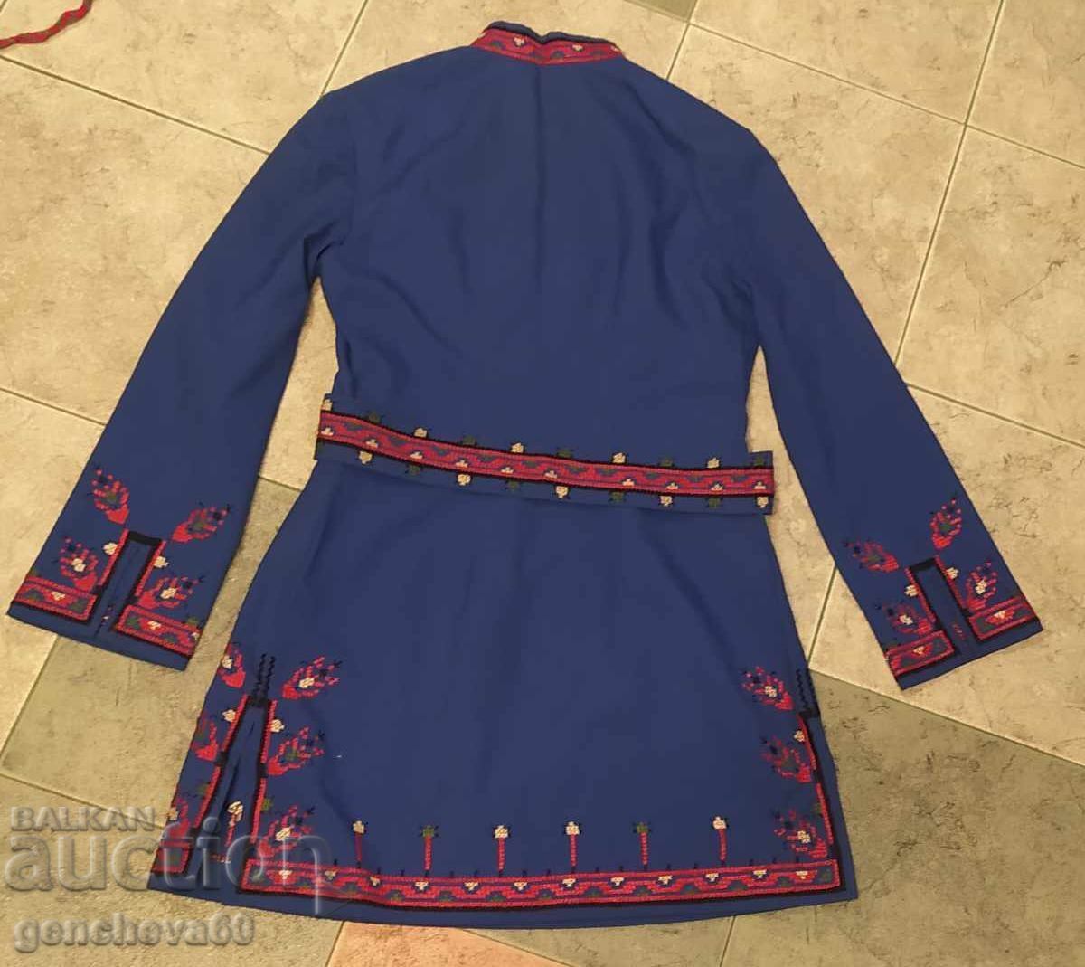 ETNO tunică brodată manual cu cordon - 7