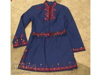 ETNO tunică brodată manual cu cordon