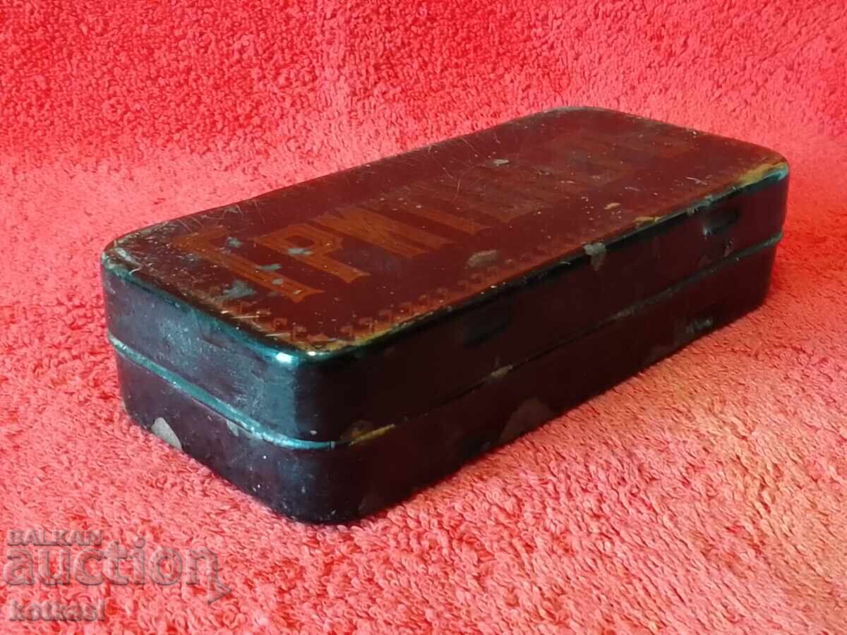 Old beautiful Tsar's metal box GRITZNER with price € 13.29 | 25.99 BGN Old beautiful Tsar's metal box GRITZNER with price € 13.29 | 25.99 BGN