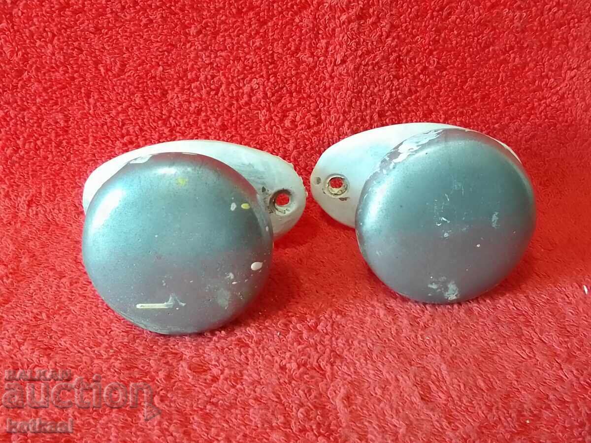 Mânere de ușă din aluminiu metalic vechi pentru mobilă - 5