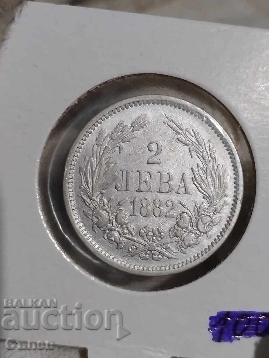 2 лева 1882