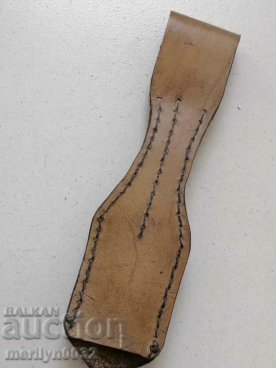 Παράδοση WW1 WW2 Δερμάτινο μαχαίρι ξιφολόγχης μπαγιονέ θήκη