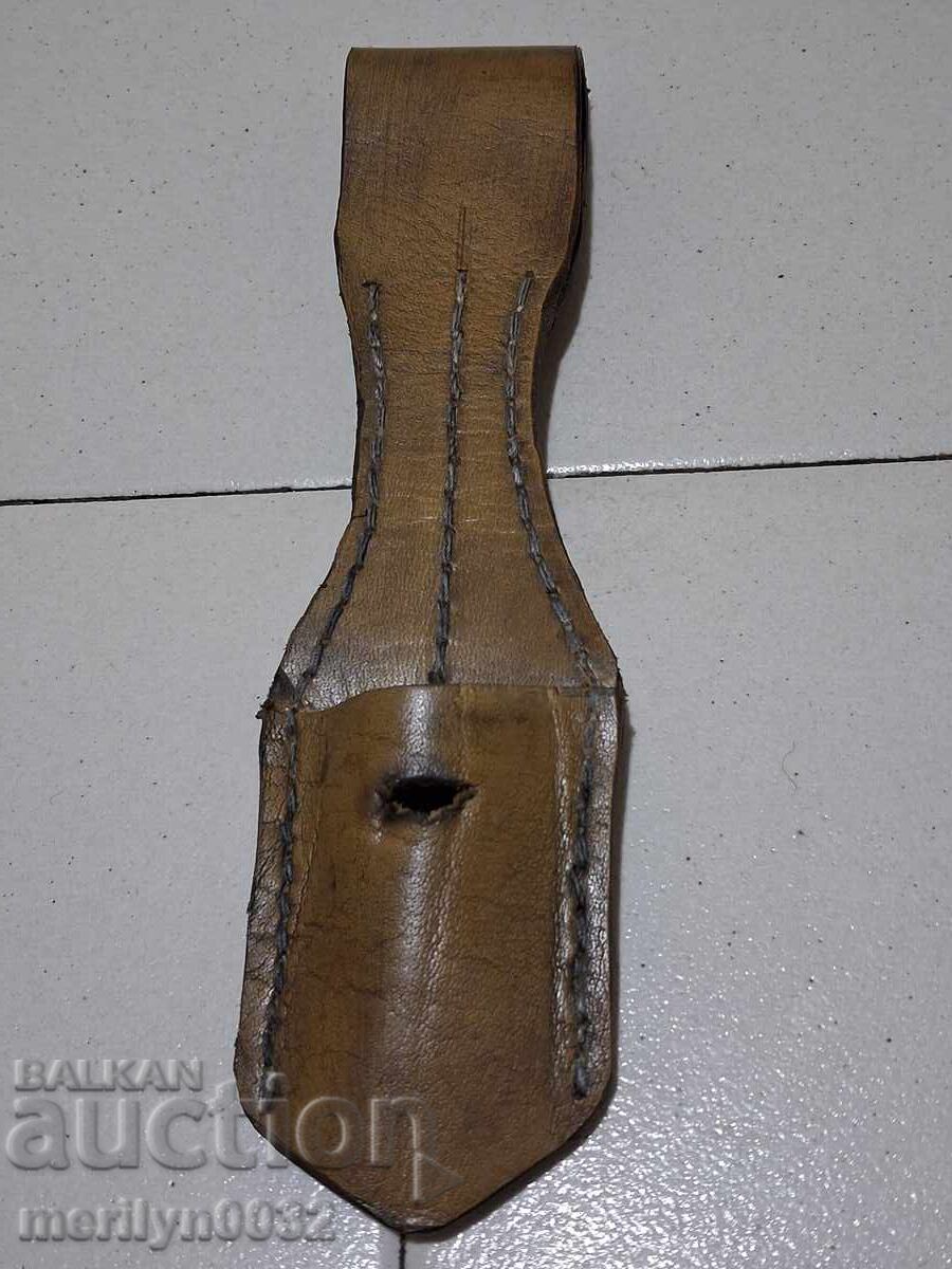 WW1 WW2 Δερμάτινο μαχαίρι ξιφολόγχης μπαγιονέ θήκη - 6