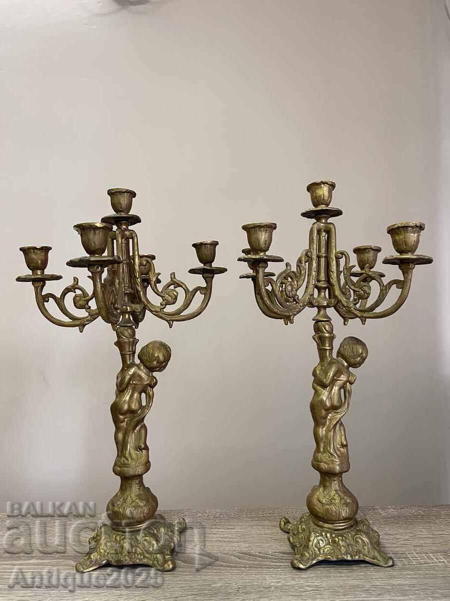 Δημοπρασία Αντίκες κηροπήγια