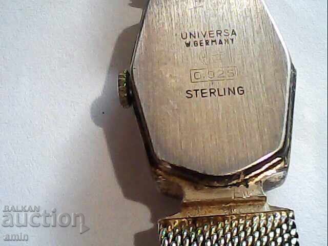 Licitație Ceas de buzunar vechi din argint, funcțional, probă 925