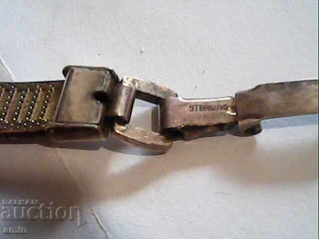 Livrarea Ceas de buzunar vechi din argint, funcțional, probă 925