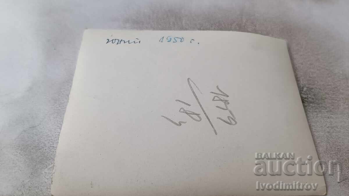 Photo Sofia Man boy and girl in front of the Courthouse 1950 with price € 0.84 | 1.64 BGN