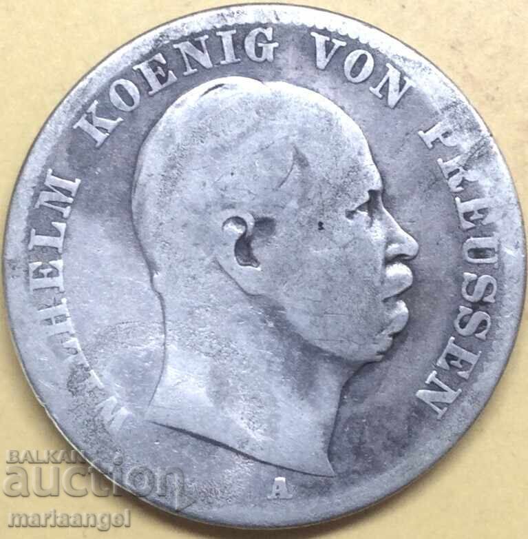Delivery of Prussia 1 Thaler 1868 Germany 900 Silver Wilhelm