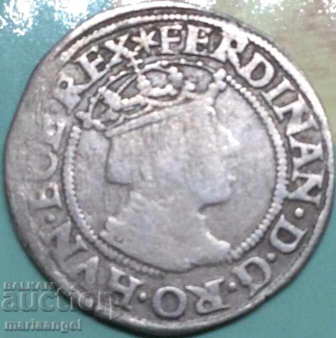 3 Kreuzer 1552 Austria Ferdinand I Vienna 1.85g Silver