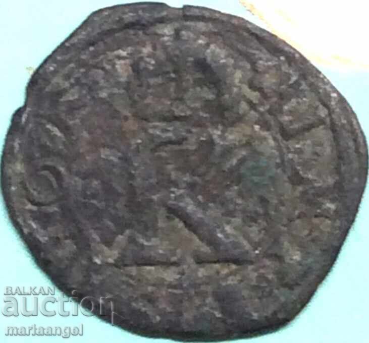 Licitație Quatrino Carol V Habsburg Italia 1535-1556 monogramă K