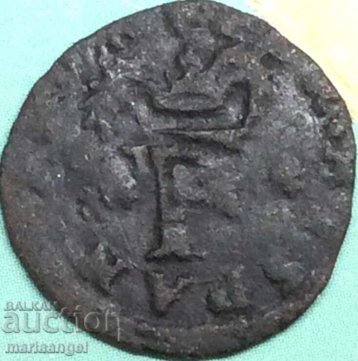 Quattrino (Trillina) Philip II Italy - 5 Quattrino (Trillina) Philip II Italy - 5