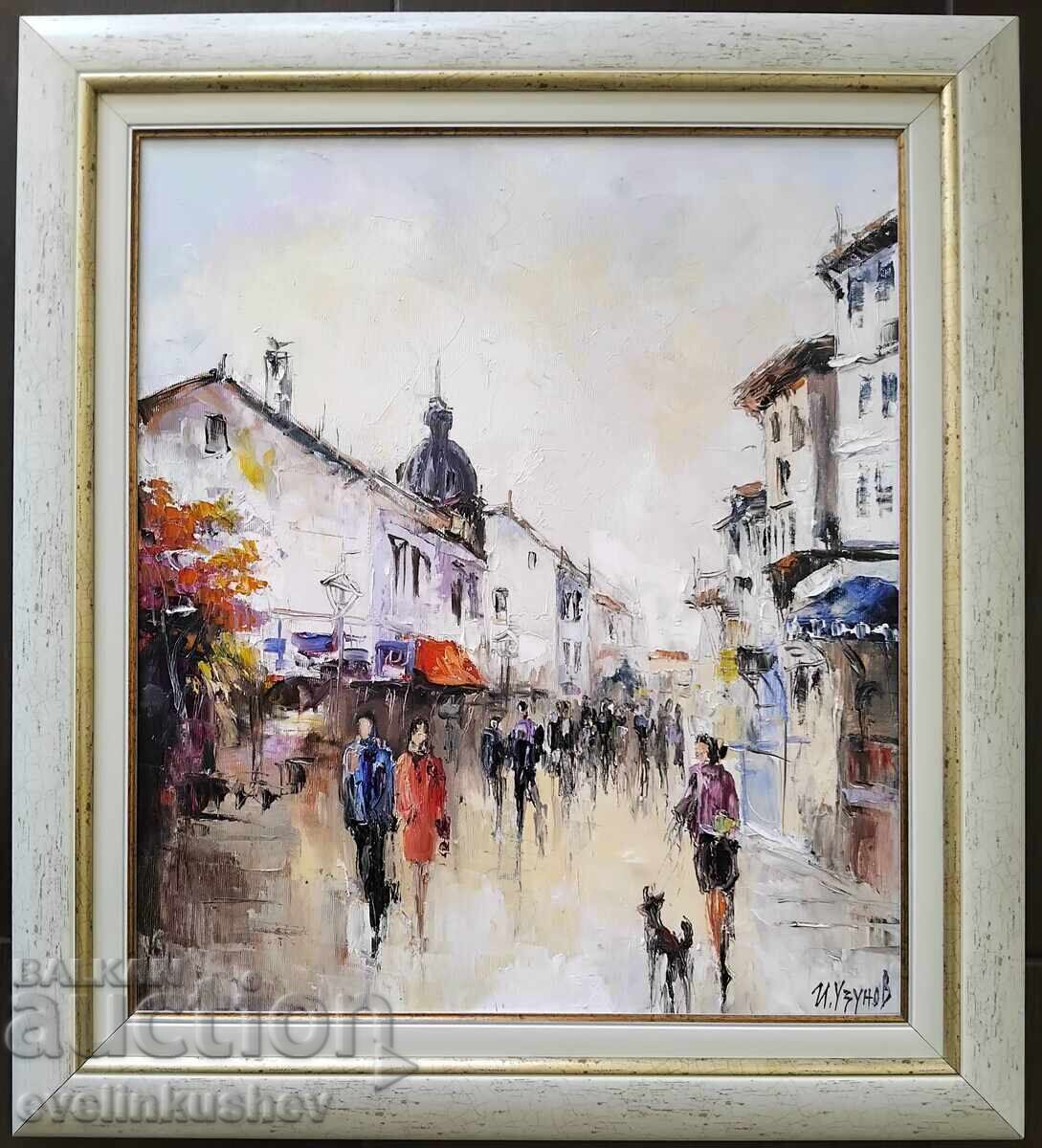 Tablou în ulei de Ivo Uzunov 42 x 48 cm fără ramă cu preț € 505.00 | 987.69 BGN
