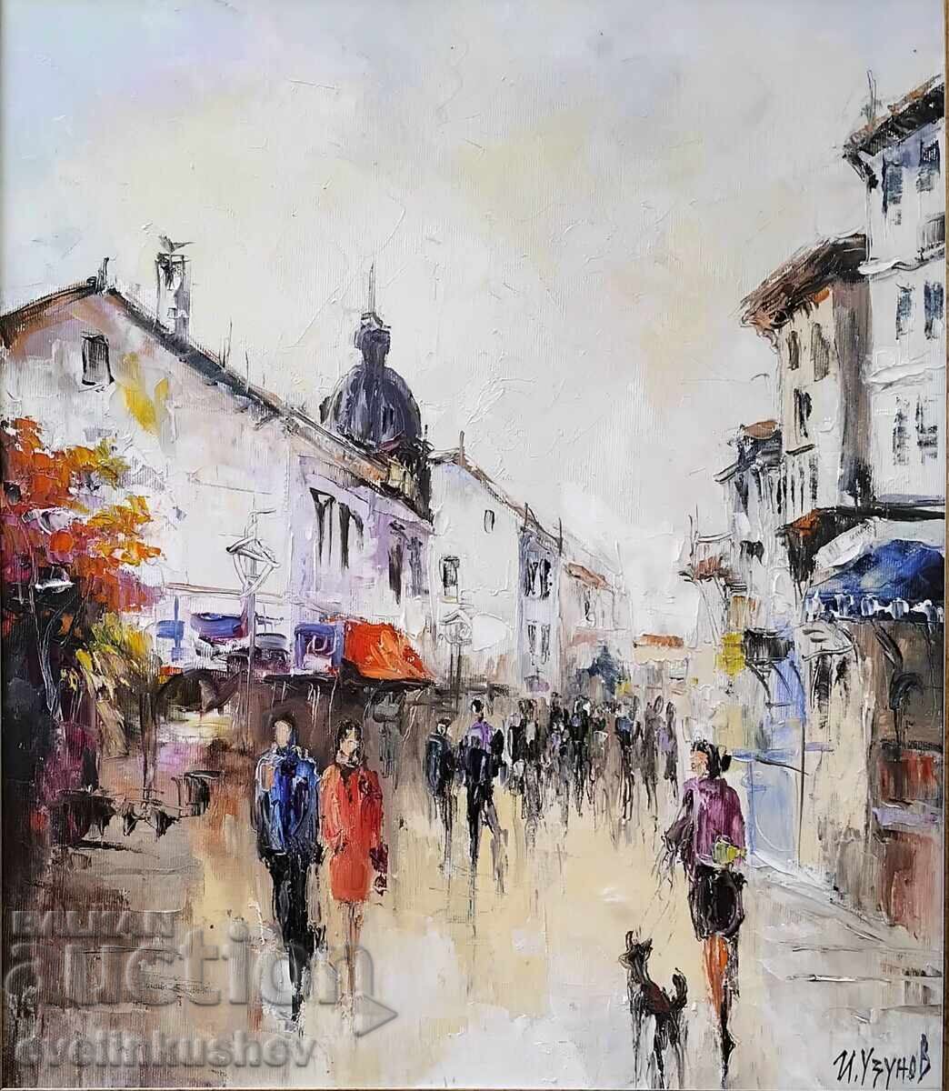 Tablou în ulei de Ivo Uzunov 42 x 48 cm fără ramă - 5