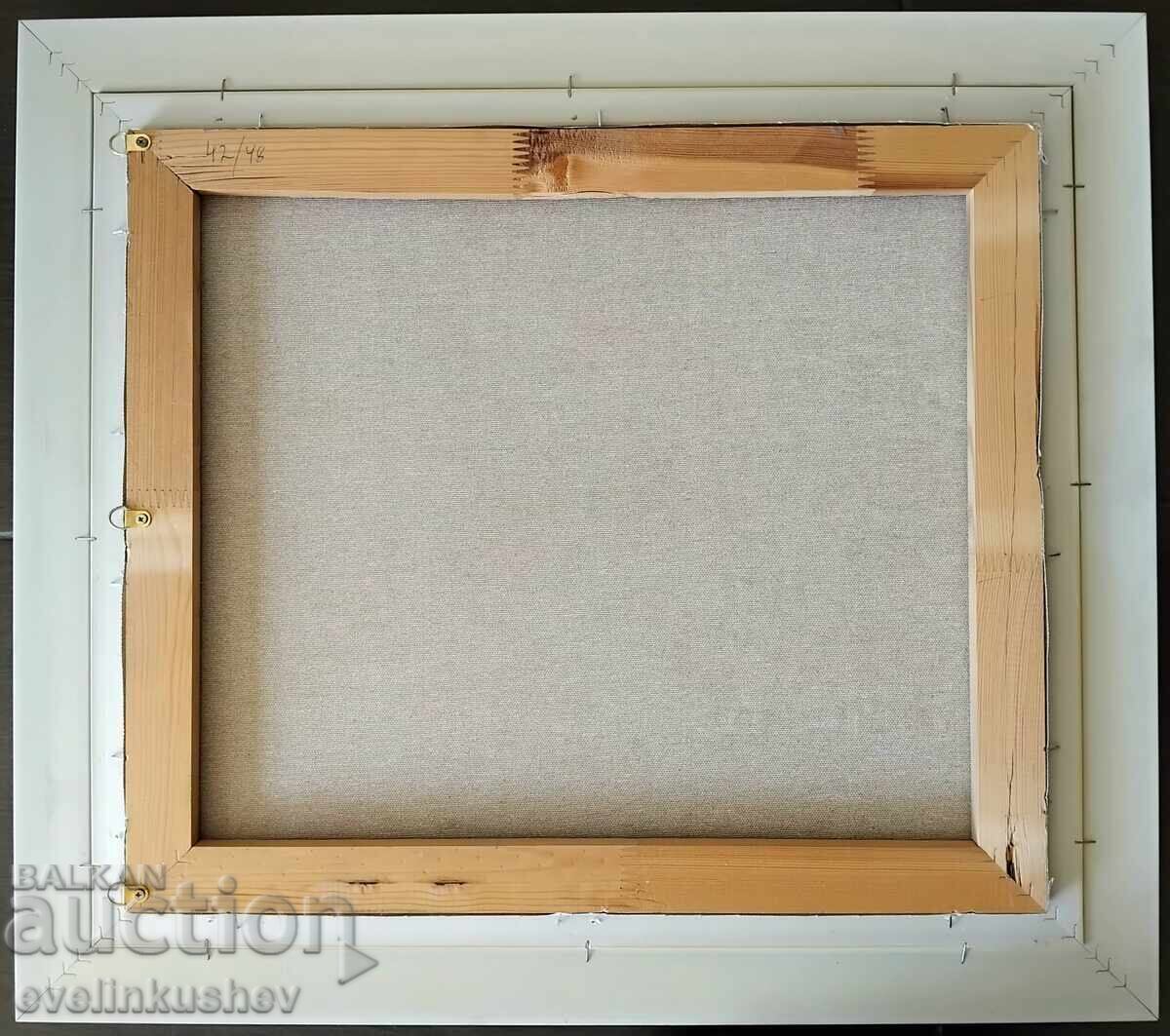 Tablou în ulei de Ivo Uzunov 42 x 48 cm fără ramă - 7