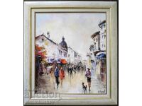 Oil painting by Ivo Uzunov, 42 x 48 cm, without a frame