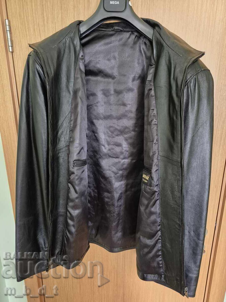 Licitație Geacă de piele de miel pentru bărbați - 4 XL