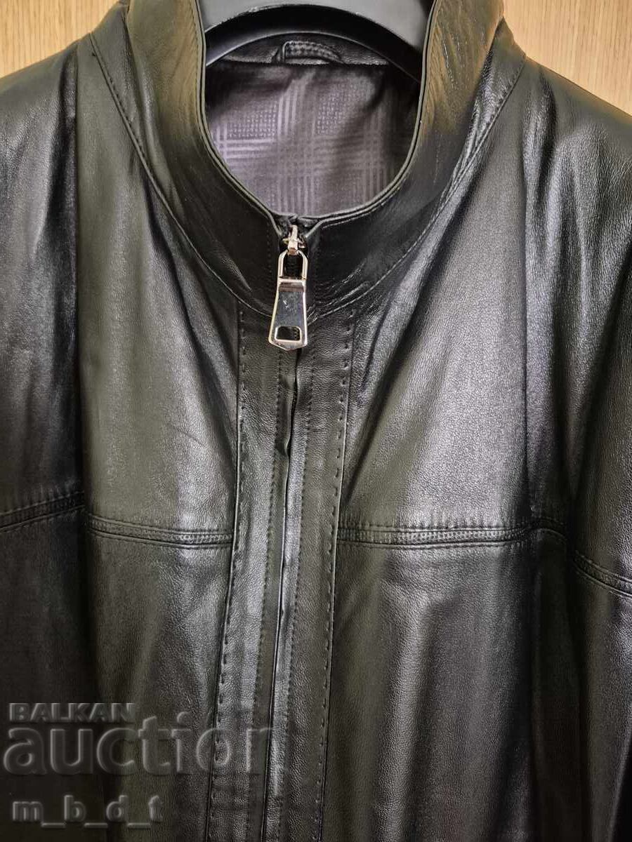 Delivery of Men's Lambskin Leather Jacket - 4 XL Delivery of Men's Lambskin Leather Jacket - 4 XL