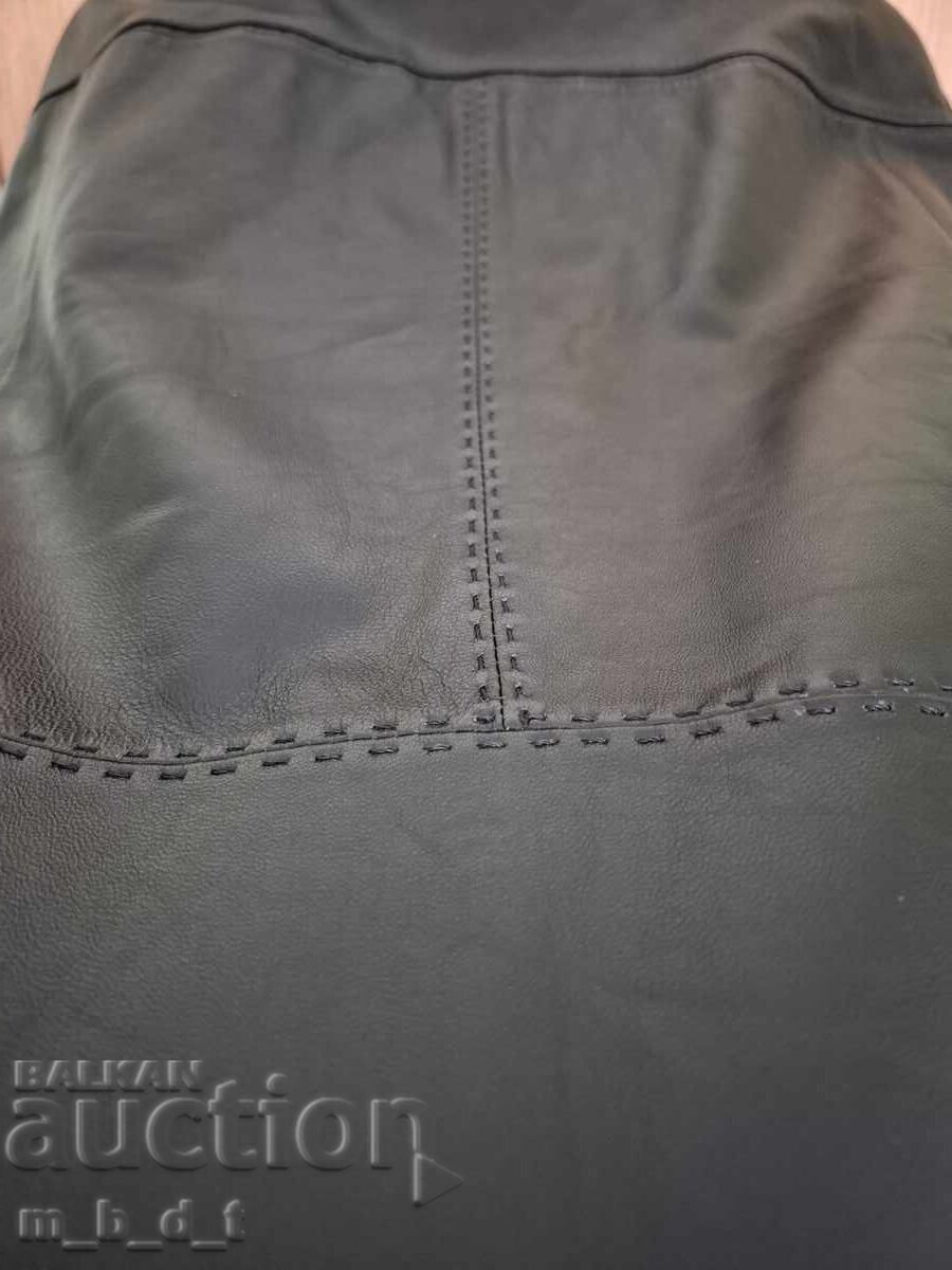 Ανδρικό δερμάτινο μπουφάν από δέρμα αρνιού - 4 XL - 6