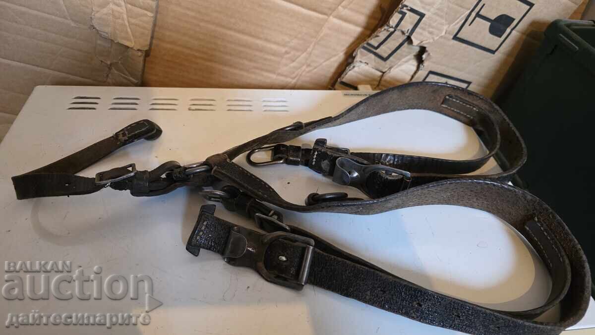 Δερμάτινες τιράντες για στρατιωτικό σακίδιο