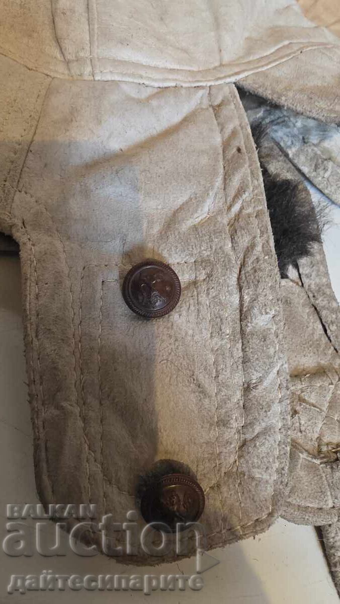 Auction  Leather helmet