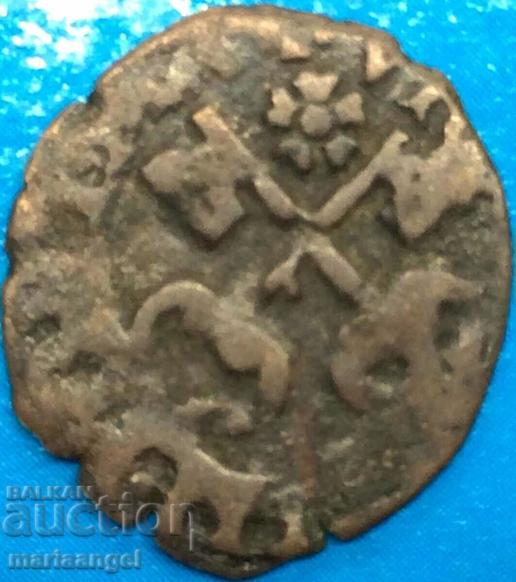 Quatrino 1 Patard Vatican Urban VIII Avignon, rar! - 5