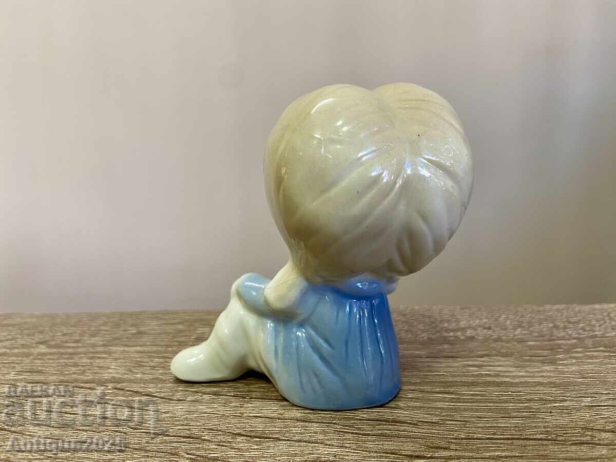 Δημοπρασία Αντίκα πορσελάνινο ειδώλιο "Κορίτσι", μινιατούρα