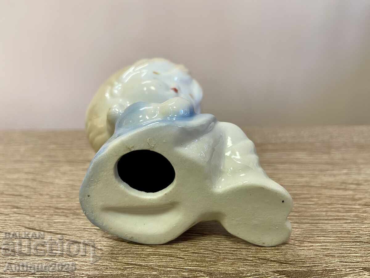 Παράδοση Αντίκα πορσελάνινο ειδώλιο "Κορίτσι", μινιατούρα