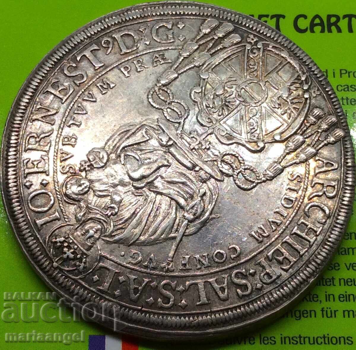 Аукцион Талер 1690 Австрия Залцбург граф Йохан Ернст 29,08г сребро Аукцион Талер 1690 Австрия Залцбург граф Йохан Ернст 29,08г сребро