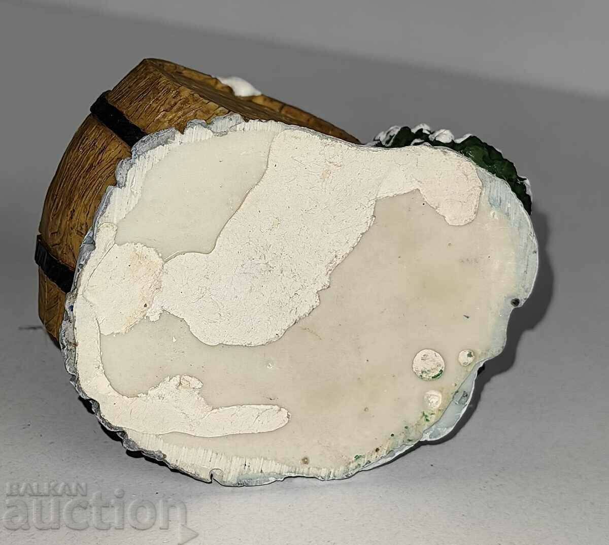 FIGURINĂ IEPUROAICĂ DE CRĂCIUN STATUETĂ MATERIAL NECUNOSCUT - 6