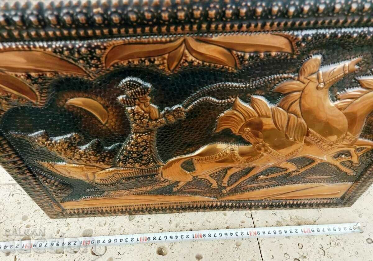 Δημοπρασία ΡΩΣΙΚΟΣ ΤΡΕΙΣ ΑΓΙΟΣ ΒΑΣΙΛΗΣ ΧΡΙΣΤΟΥΓΕΝΝΙΑ ΜΕΓΑΛΟ ΠΟΔΟΣΦΑΙΡΟ ΧΑΛΚΙΝΟ ΠΙΝΑΚΑΣ