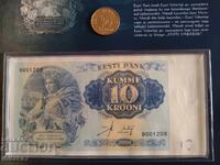 Set monedă și bancnotă 2008, Estonia