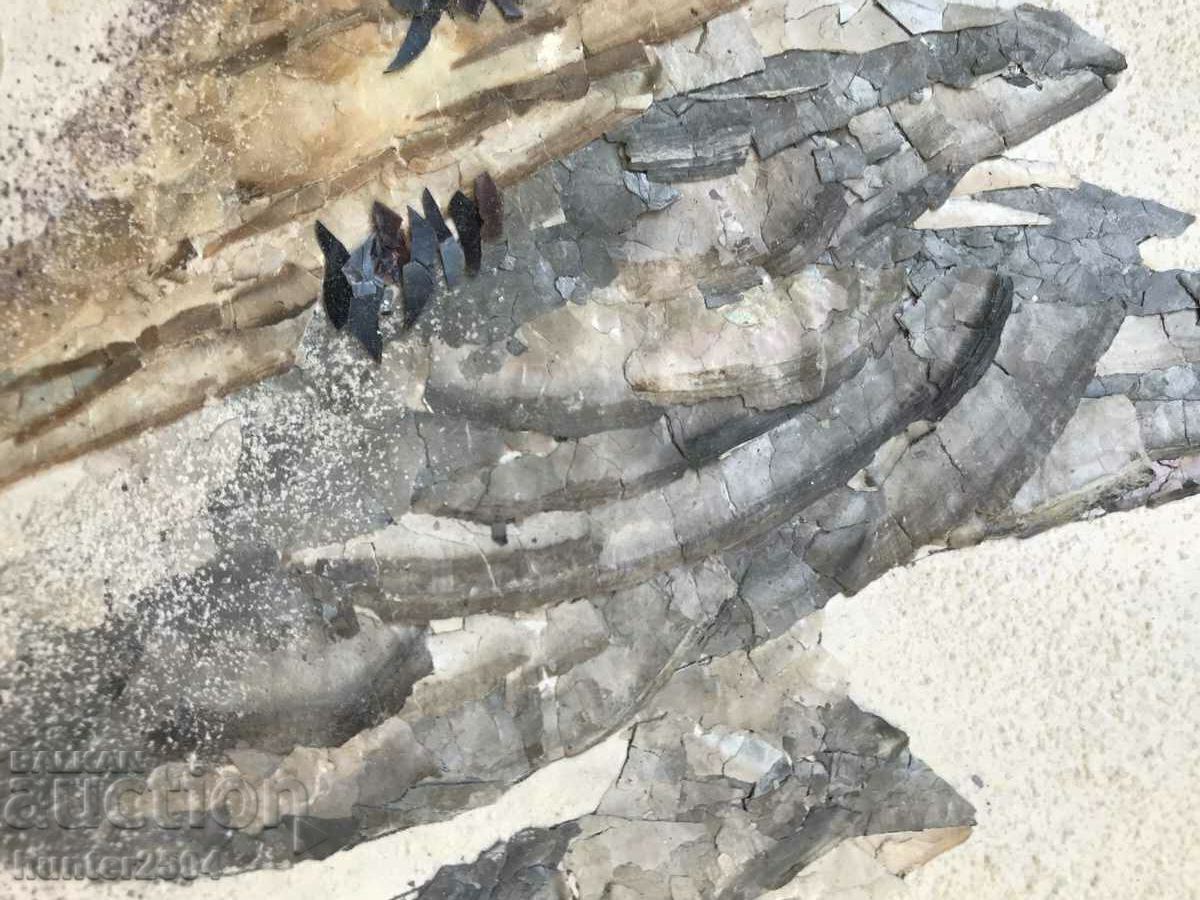 Auction  Pearl painting, 45/32 cm