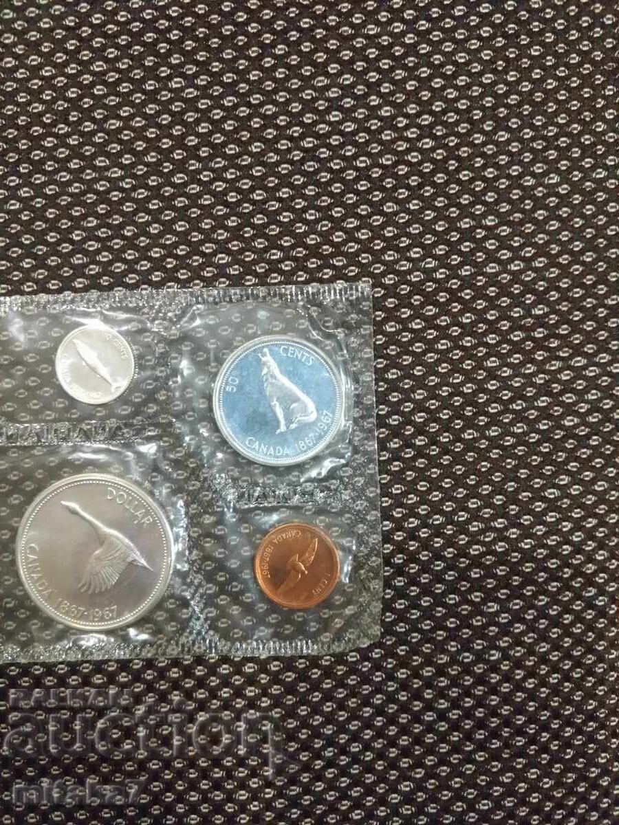 Set de monede Canada, anul 1967 cu preț € 88.00 | 172.11 BGN