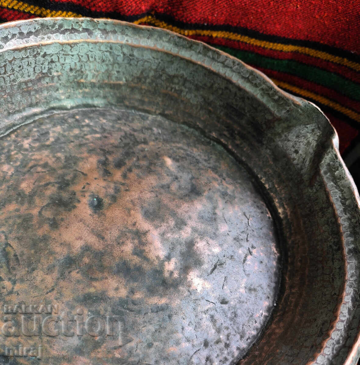 Renaissance-era fireplace pot made of wrought copper with price € 40.00 | 78.23 BGN