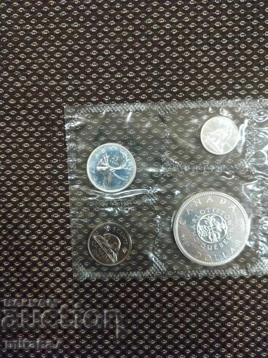 Livrarea Set de monede Canada, 1964