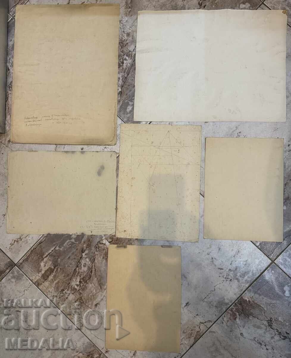 Станьо Стаматов - лот от 6 акварела - 12