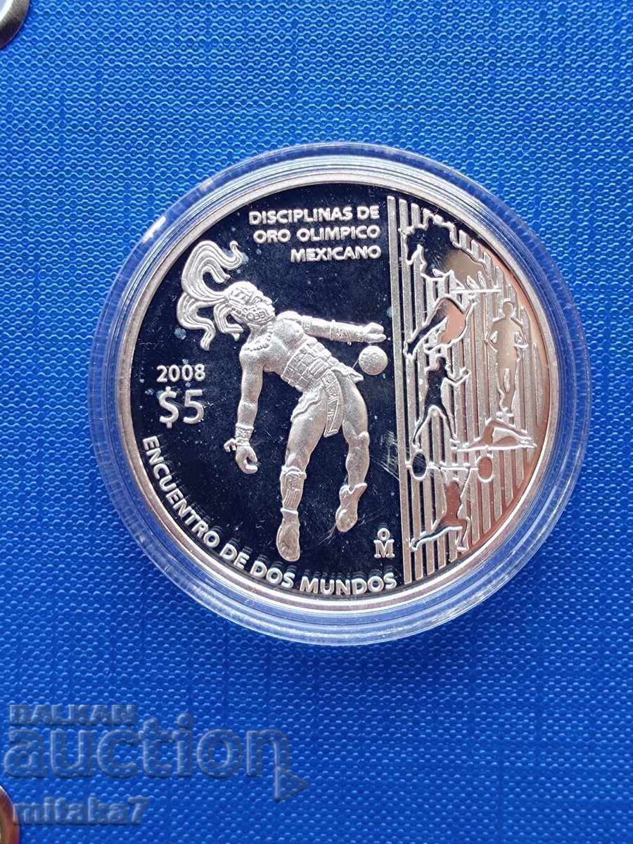 5 песос 2008 година, Мексико 5 песос 2008 година, Мексико
