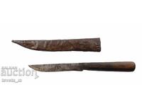 Cuțit vechi cu teacă - Regatul Bulgariei