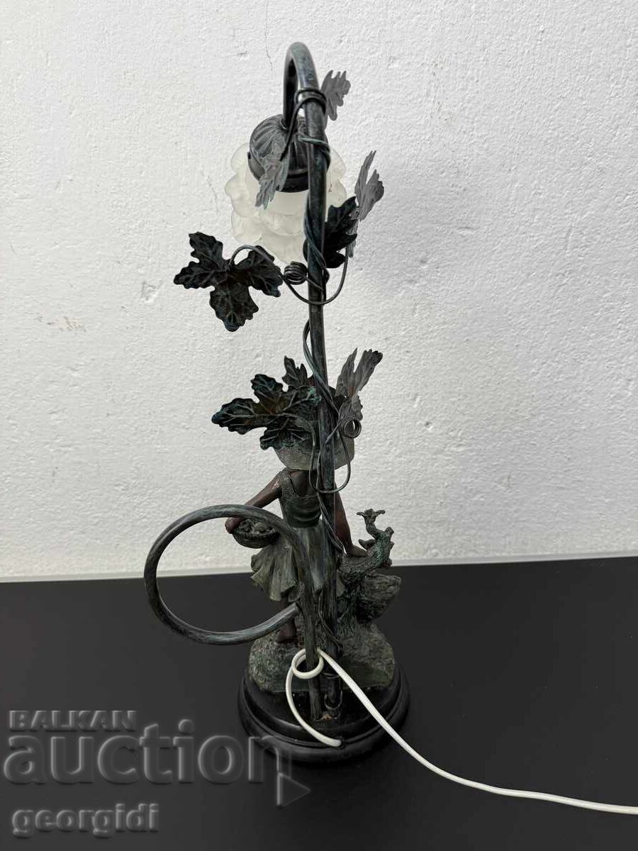 Vintage φωτιστικό με φιγούρα / κορίτσι. №7768 - 6 Vintage φωτιστικό με φιγούρα / κορίτσι. №7768 - 6