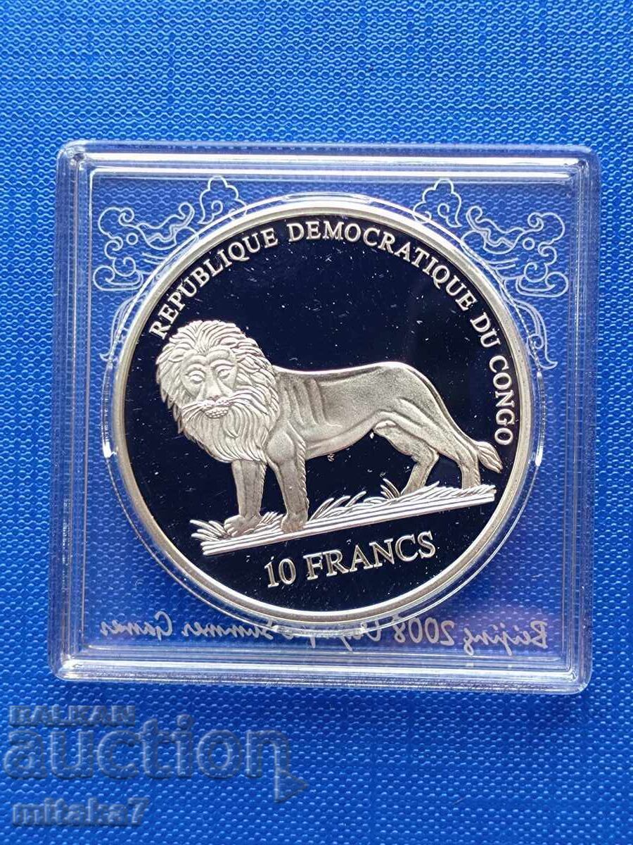 10 Francs 2006, Congo with price € 56.00 | 109.53 BGN